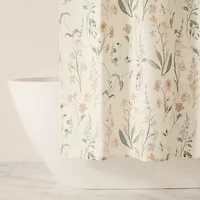Casual Comfort Polyester Printed Shower Curtain