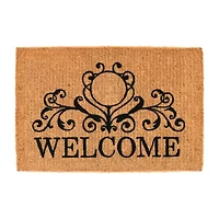 Calloway Mills Kingston Welcome Outdoor Rectangular Doormat