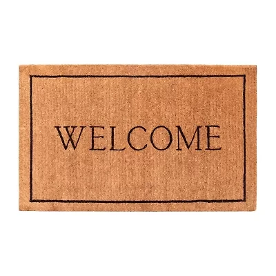 Calloway Mills Welcome Border Outdoor Rectangular Doormat