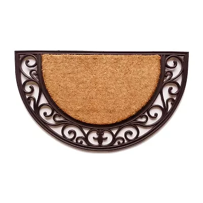 Calloway Mills Plantation Arch Outdoor Rectangular Doormat