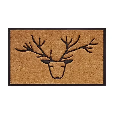 Calloway Mills Deer Outdoor Rectangular Doormat