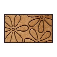 Calloway Mills Flowers Outdoor Rectangular Doormat