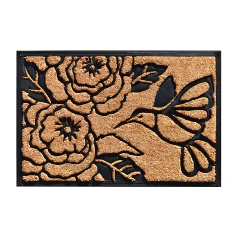 Calloway Mills Hummingbird Haven Outdoor Rectangular Doormat