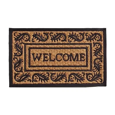 Calloway Mills Border Welcome Outdoor Rectangular Doormat