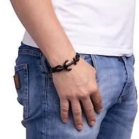 Mens Stainless Steel Strand Bracelet