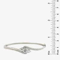 DiamonArt® 3-Stone Cubic Zirconia Bangle