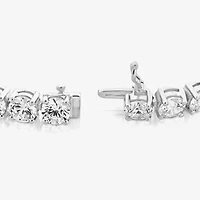 Womens Cubic Zirconia Sterling Silver 7.5 Inch Tennis Bracelet