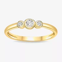 Diamonart Womens Cubic Zirconia Sterling Silver Stackable Ring