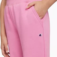 Champion Big Kid Girls Cuffed Mid Rise Classic Fit Fleece Jogger Pant