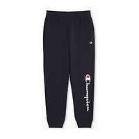 Champion Big Kid Boys Cuffed Mid Rise Classic Fit Fleece Jogger Pant