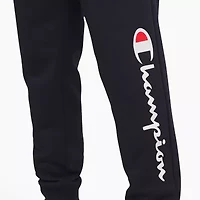 Champion Big Kid Boys Cuffed Mid Rise Classic Fit Fleece Jogger Pant
