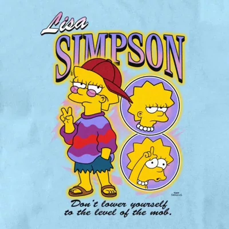 Mens Short Sleeve The Simpsons Graphic T-Shirt