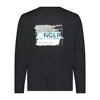 ANGLR Mens Crew Neck Long Sleeve T-Shirt - Mariana Trench