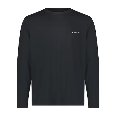 ANGLR Mens Crew Neck Long Sleeve T-Shirt - Mariana Trench