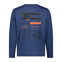 ANGLR Mens Crew Neck Long Sleeve T-Shirt - Nation