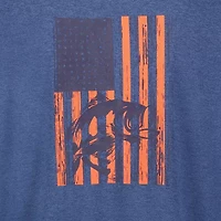 ANGLR Mens Crew Neck Long Sleeve Flag T-Shirt