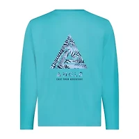 ANGLR Mens Crew Neck Long Sleeve T-Shirt - Cast Your Adventure