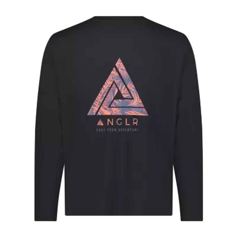 ANGLR Mens Crew Neck Long Sleeve T-Shirt - Cast Your Adventure