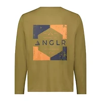 ANGLR Mens Crew Neck Long Sleeve T-Shirt - Color Box