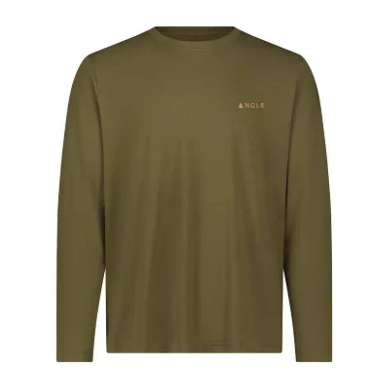 ANGLR Mens Crew Neck Long Sleeve T-Shirt - Escape to Paradise