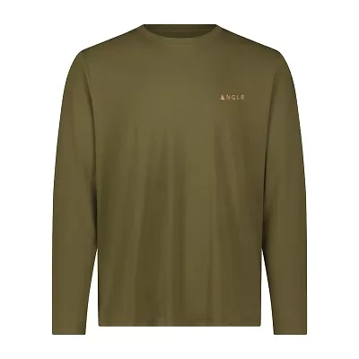 ANGLR Mens Crew Neck Long Sleeve T-Shirt - Escape to Paradise