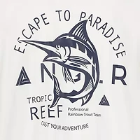 ANGLR Mens Crew Neck Long Sleeve T-Shirt - Escape to Paradise