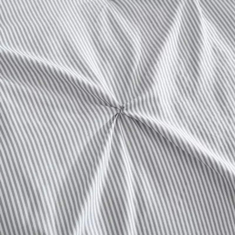 Swift Home Striped Pintuck Midweight Down Alternative Comforter Set