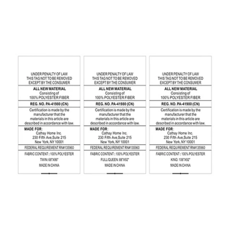 Swift Home Striped Pintuck Midweight Down Alternative Comforter Set