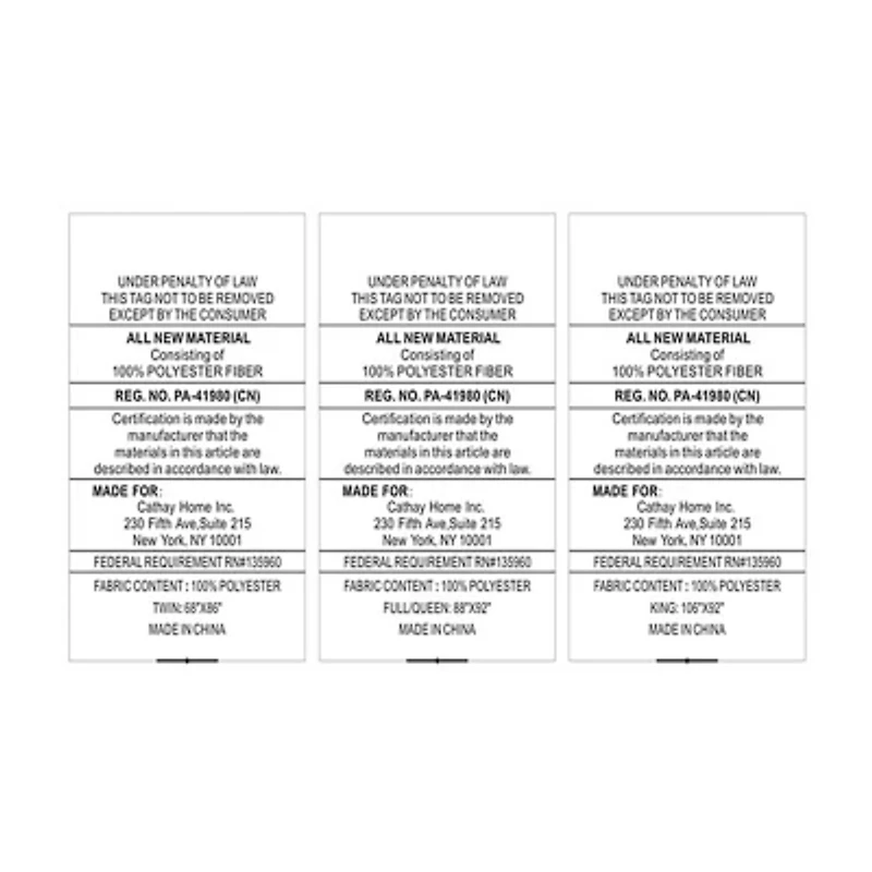 Swift Home Striped Pintuck Midweight Down Alternative Comforter Set