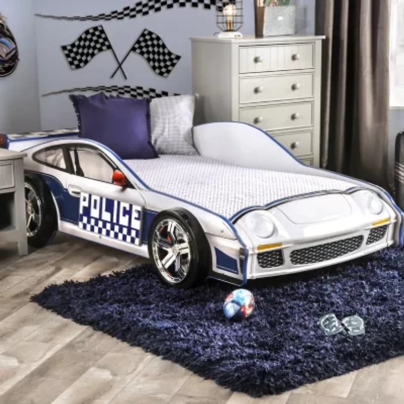 Rixi Wheeled Police Car Platform Bed
