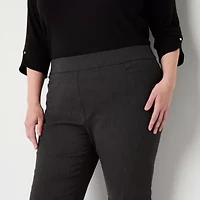 Liz Claiborne Lisa Flare Womens Plus Mid Rise Pull-On Pant