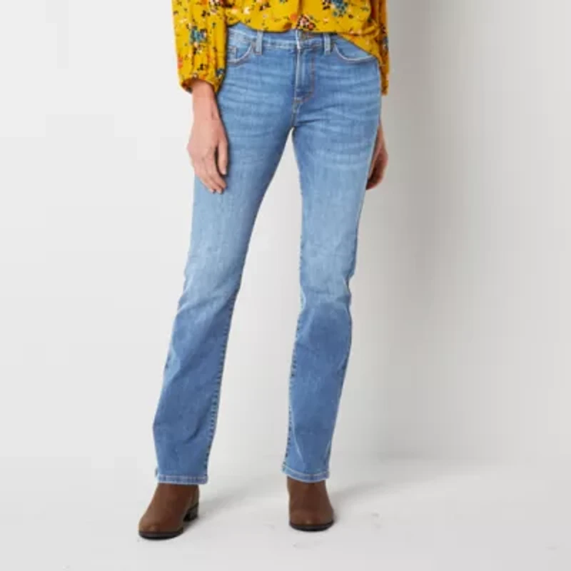St. John's Bay Womens Tall Mid Rise Bootcut Jean