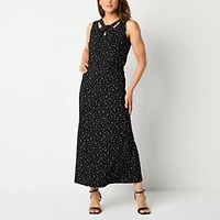 Black Label by Evan-Picone Knit Womens Mid Rise Maxi Skirt