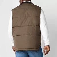 St. John's Bay Cargo Mens Midweight Big and Tall Puffer Vest