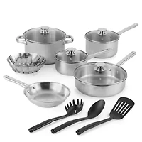Cooks Stainless Steel 13-pc. Cookware Set