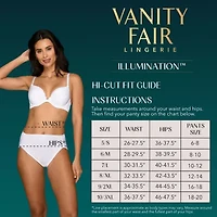 Vanity Fair Womens High Cut Panty 13108