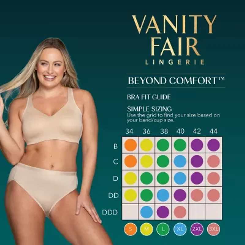 Vanity Fair® Beyond Comfort® Simple Sizing Wirefree Bra - 72204