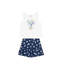 Little Lass Toddler Girls 4-pc. Short Set