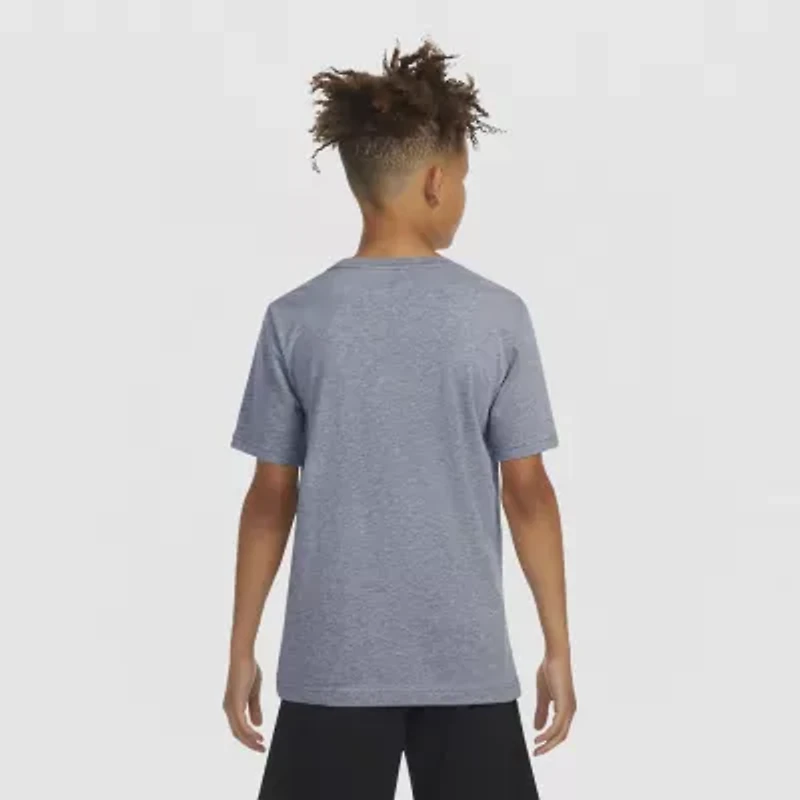 Nike 3BRAND by Russell Wilson Big Kid Boys Crew Neck Short Sleeve Regular Fit Graphic T-Shirt