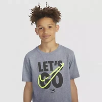 Nike 3BRAND by Russell Wilson Big Kid Boys Crew Neck Short Sleeve Regular Fit Graphic T-Shirt