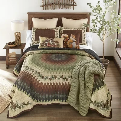 Donna Sharp Pine Circle 3-pc. Quilt Set