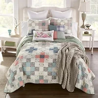 Donna Sharp April Patch 3-pc. Hypoallergenic Quilt Set