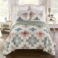 Donna Sharp April Patch 3-pc. Hypoallergenic Quilt Set