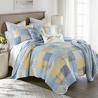 Donna Sharp Spring Flowers Hypoallergenic Quilt Set