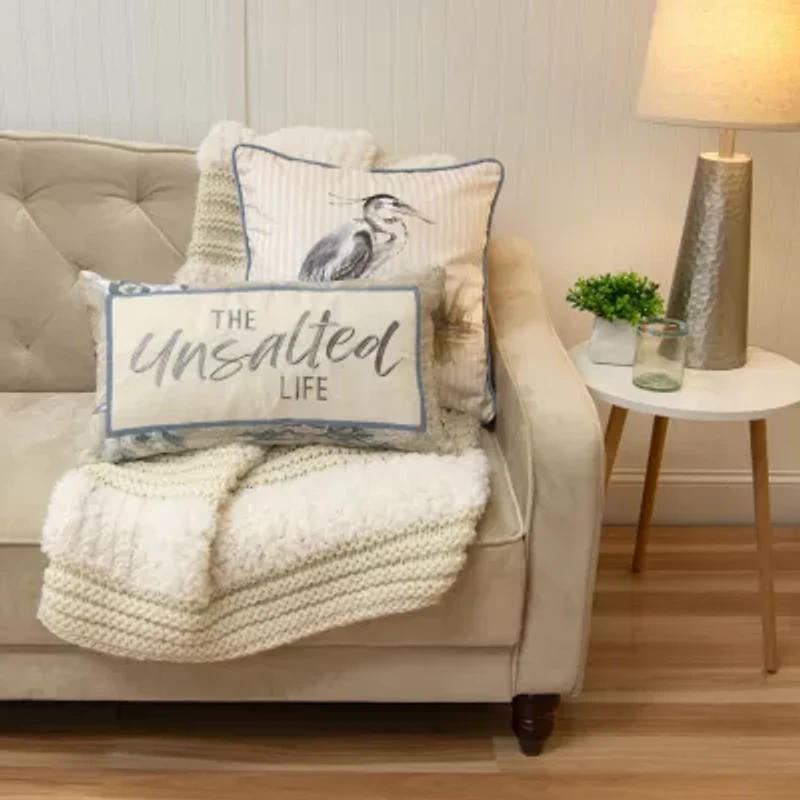 Donna Sharp Seascape 2-pc. Rectangular Throw Pillow