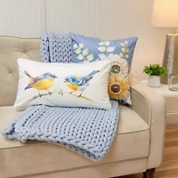 Donna Sharp Spring Flowers 2-pc. Rectangular Throw Pillow