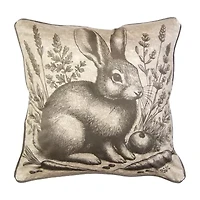 Donna Sharp Peach Rose 2-pc. Rectangular Throw Pillow