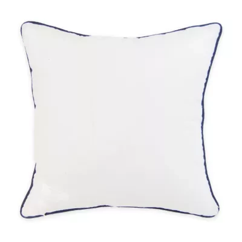 Donna Sharp Checker Indigo Nautical 2-pc. Rectangular Throw Pillow