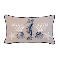Donna Sharp Checker Indigo Nautical 2-pc. Rectangular Throw Pillow