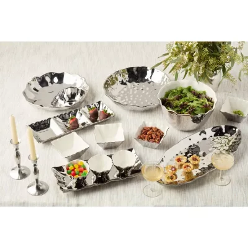 Certified International Silver Coast Porcelain Serving Platter